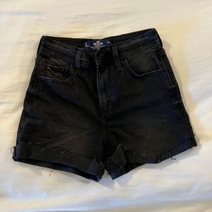 Hollister High Rise Denim Dad Shorts